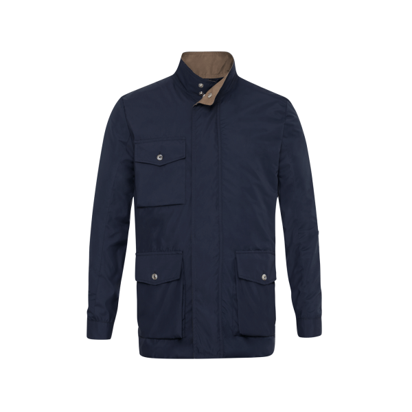 Navy Windbreaker Jacket For Men
